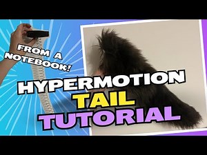 DIY Hypermotion Tail from a NOTEBOOK! (Tutorial)
