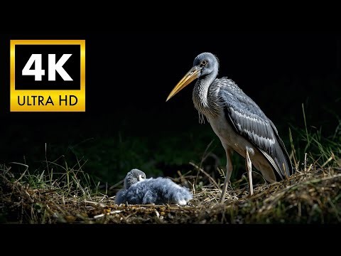 RARE Shoebill Bird | Prehistoric-Looking Stork in Stunning 4K HDR