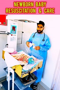 Newborn baby resuscitation & care in Kashmiri. Full video link in comment... #Resuscitation | Dr Mir Ajaz Health Tips