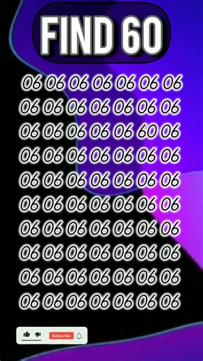 find 60 in so many numbers #informativequiz #mindbendingquiz #quiz #brainchallenge