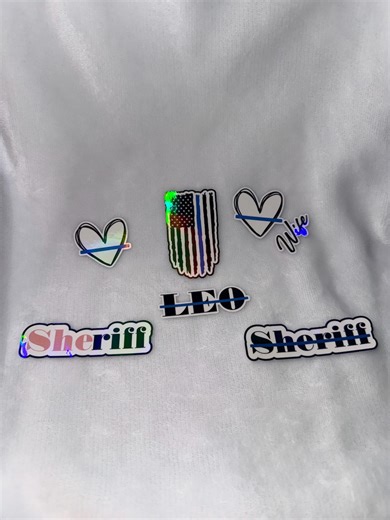Thin Blue Line Love | LEO & Sheriff Stickers | Law Enforcement Support Decals - Etsy