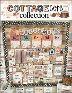 Cottagecore Classroom Decor Bundle [editable] - Etsy
