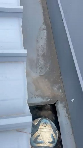 Just in a box gutter job there is a heap of soccer and footballs ⚽🏉 This is what balls do to box gutters! Look at the football and soccer ball stuck in here they get jammed over the pipe and flood the building! Big No No’s but we are in a school environment. #PlumbingMaintenance #BoxGutterCleaning #BlockedGutters #SchoolMaintenance #PropertyCare #WaterDamagePrevention #PlumberLife #ClaytonGranzienPlumbing #IpswichPlumber #BrisbanePlumber #MoretonBayPlumber | Clayton Granzien Plumbing Pty Ltd