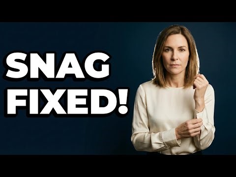 How Do I Fix A Snag In My Sweater?