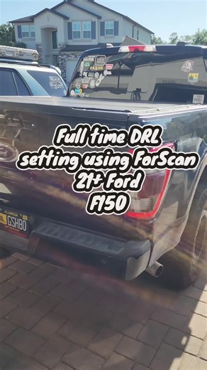 2021 F-150: Constant Taillight DRLs with FORScan