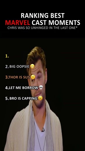 Ranking BEST Marvel Cast Moments #usa #marvel #avengersdoomsday