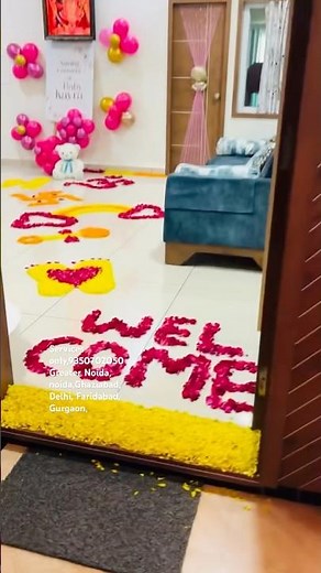 How to do baby welcome decoration, how to do welcome baby decoration