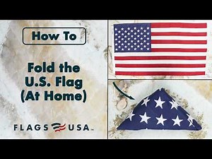 How to Fold the American Flag | Easy At-Home Tutorial