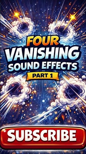 4 Different Vanishing Sounds – Part 1 | Cartoon Sound Effects SFX