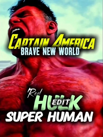 Red Hulk 💥 Ross transforms and unleashes his full power #RedHulk #Hulk #Marvel #Transformation