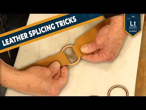How to Splice Leather Straps for Bags, Belts, and Projects | The Leather Element