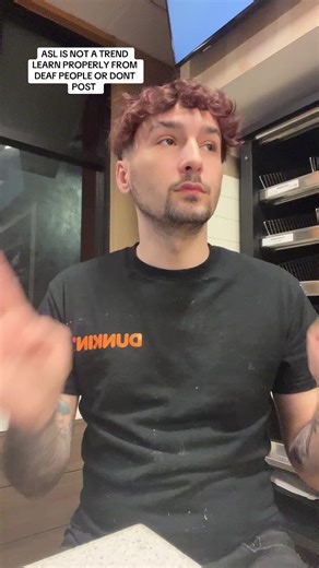 ASL is not a trend, it’s a full language with culture, history, oppression, and fundamental impact to children and multiple minorities. Learn ASL properly and from Deaf people. Tiktok sounds trending and being mimicked in offensive signs and signing improperly damages the Deaf community and the complete credibility and legitimacy of the language. If you are not going to take the time to learn, simply stop because unlike deaf people you can walk away and live ignorantly in a hearing world that be