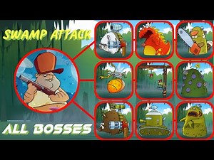 Swamp Attack New All Bosses Max Level Weapon & Max Level Defense