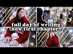 full writing day in my life | authortube writing vlog