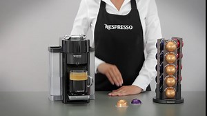 Nespresso Vertuo Coffee and Espresso Machine by De'Longhi, Shiny Red