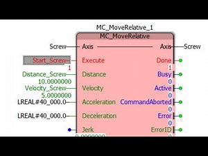 MotionWorks IEC - Move Relative (MC_MoveRelative)