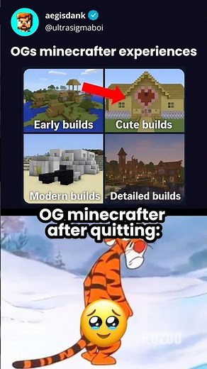 Minecraft Nostalgic Moments 😭🎮