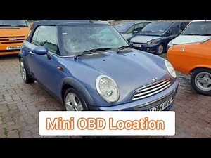 Mini Cooper Mk1 R50 R52 R53 OBD 2 Diagnostic Port Location