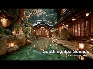 Serene Winter Spa ~ Calming Piano Melodies for Onsen Relaxation & Peaceful Snow Ambience