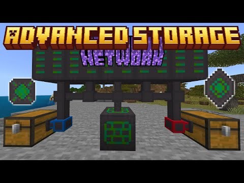 Advanced Storage Network (MCPE) Bedrock Edition Free Addon