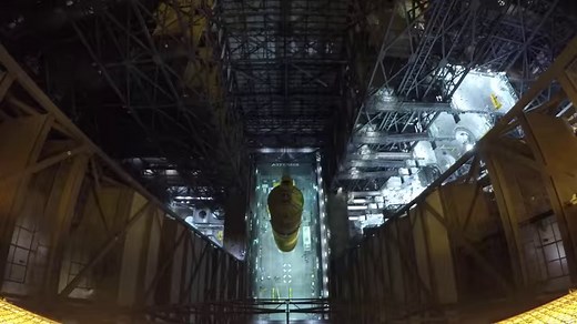 76K views · 3.9K reactions |  The view looks good. ICYMI: Workers at NASA's Kennedy Space Center attached the core stage of NASA's Space Launch System to its twin solid rocket boosters. This massive rocket will propel NASA’s Orion Spacecraft spacecraft on the #Artemis I mission around the Moon. Get the details and watch a timelapse of rocket assembly: https://go.nasa.gov/3vt8ZfQ | NASA - National Aeronautics and Space Administration | Facebook