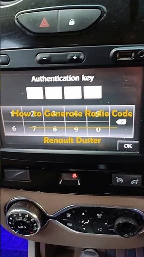 How to Generate Renault Duster Radio Code ... #shorts #renault #radiocode
