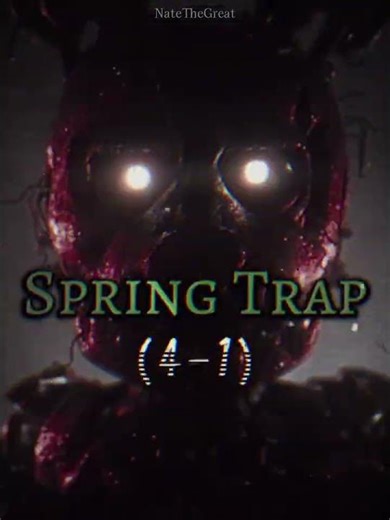 Spring Trap vs The Man in The Suit. | short Wis edit | #edit #wis #horror
