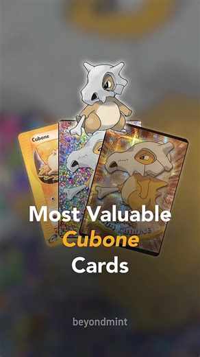 Cubone - Top 20 Most Valuable Cards