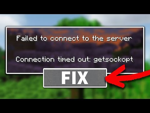 How to Fix Minecraft Error Connection Timed Out: getsockopt (2026 Working Fix)