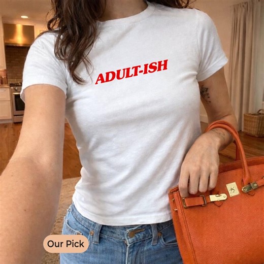 Fun Present | Adult-ish T-shirt | Birthday Shirt | Adulting Shirt | Shirts With Sayings - Etsy