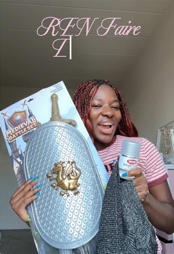 I’m going to the Renaissance Festival! Let’s spice up my Knight costume last year ⚔️🛡️ #ladyknight #knightcostume #halloweencostume #diyhalloweencostumes #renaissancefestival