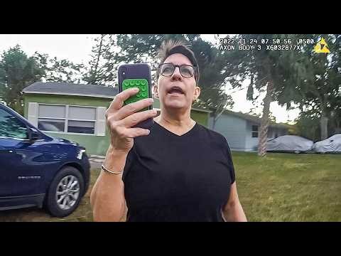 Entitled Karen Explodes When Police Refuse Her Demands