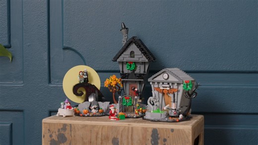 【木头鸭子】乐高 IDEAS系列 21351 迪士尼蒂姆·波顿的圣诞夜惊魂官方介绍视频