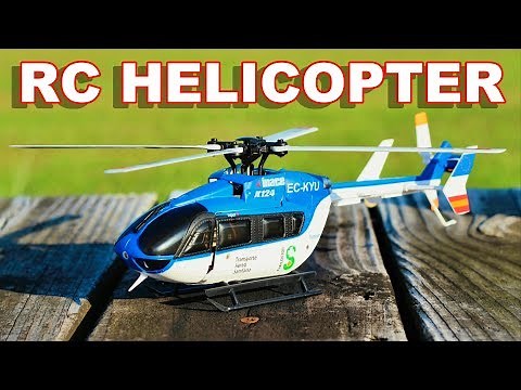 Scale Brushless RC Helicopter XK K124 EC145 - Inverted Flight - TheRcSaylors