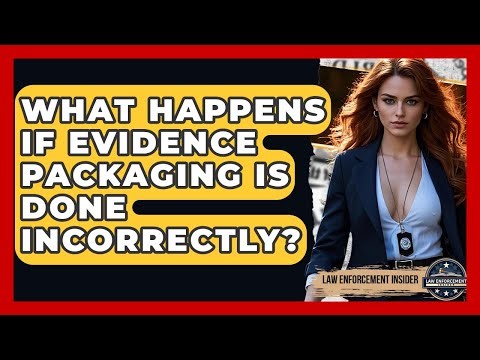 What Happens If Evidence Packaging Is Done Incorrectly? - Law Enforcement Insider