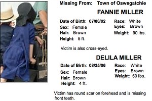 Search Goes on for Abducted Amish Girls
