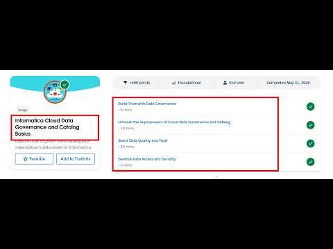Informatica Cloud Data Governance and Catalog Basics | Salesforce