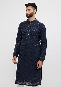 Custom Fit Raw Silk Kurta Pajama Set, Embroidered Indian Wedding Outfit - Etsy UK