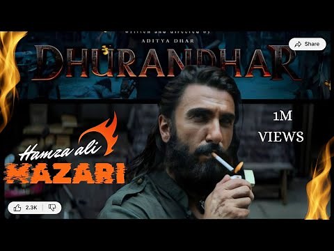 Dhurandhar | Hamza Ali Mazari Entry | Silent But Dangerous 🔥