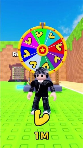🤫 Lucky Wheel Decides My Kick! 😱#roblox #kickaluckyblock #luckywheel