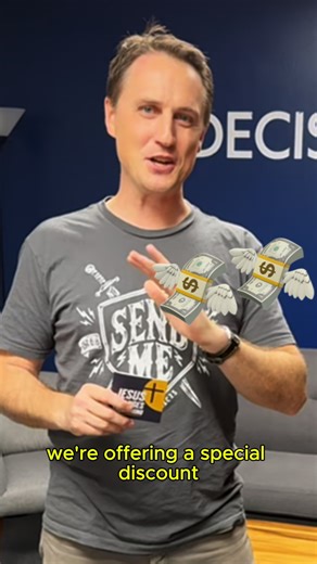 YOU GET A DOLLAR! 🫵 💵 Does your school know John 3:16? Use the 3:16 Survey to find out and start conversations. For every survey you submit in the month of October, you'll get $1 off your SLC registration. We've already heard from one student who is planning on paying their whole way to SLC with surveys. 👀 DETAILS: 🗓️ All surveys must be submitted by November 1 ❌ Students only, sorry leaders! 🤑 Only $5,000 total available, so get out there and start your surveys! 🎟️ All current registratio