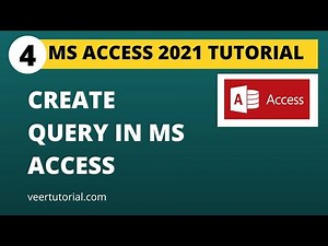 Design Query in MS Acess 202021 | Customer DataBase | MS Access 2021