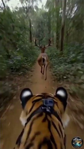 What a Tiger Sees While Hunting 🐅 | Realistic Tiger POV in Jungle