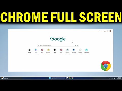 How To Go Full Screen On Chrome Without F11