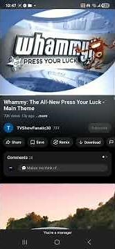 Brand new commercial for whammy, the all new press your luck on vbs