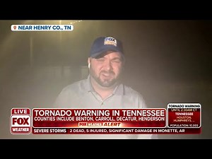 WATCH: Storm Roars Into Middle Tennessee During FOX Weather Live Report