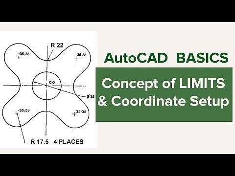 AutoCAD LIMITS and COORDINATE SETUP | AutoCAD SNAP and GRID | AutoCAD BASICS