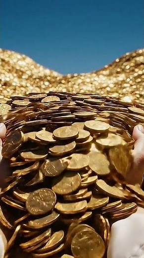 “ASMR Realistic Gold Coin Sounds | 4K Ultra HD | Mesmerizing Coin Clinking” #ASMR #4KASMR #Shorts