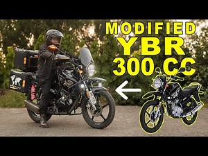 YBR 125 G Engine Changed To 300 CC | Top Speed 130+ | YBR 125 G Modified