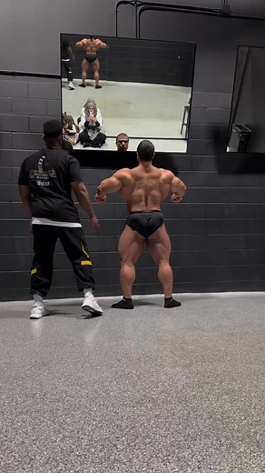 56K views · 167 reactions | @hassan_mostafa92 Posing practice with @officialhightophamlett | Flex Magazine | Facebook